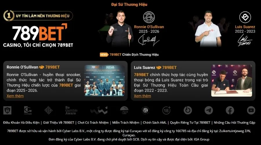 789BET là nhà cái hoạt động hợp pháp đã được công nhận trên toàn thế giới